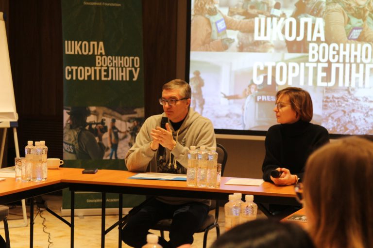 The School of Wartime Storytelling is underway in Kyiv!