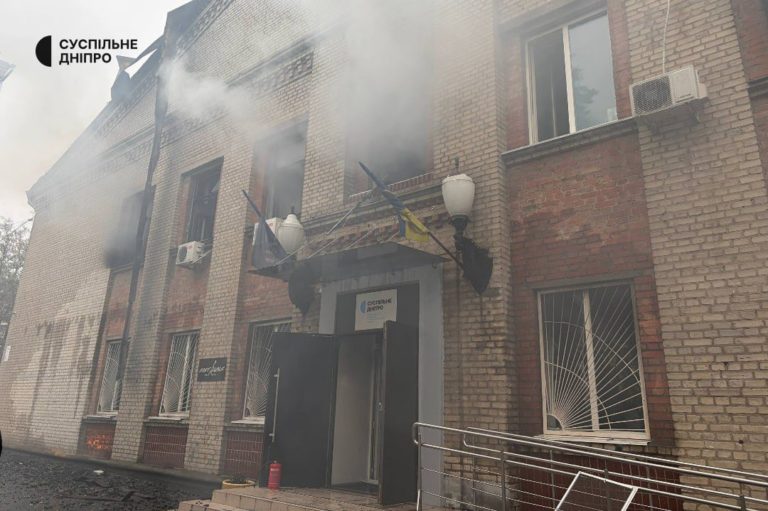 Заява українських медійних громадських організацій до міжнародного співтовариства та міжнародних організацій щодо атаки РФ на філію Суспільного та телевежу в Дніпрі